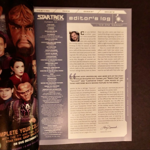 Star Trek Communicator Magazine #147 - Picture 2 of 12